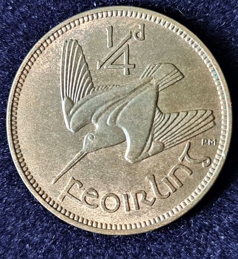 Ireland 1937 1/4d farthing excellent uncirculated coin