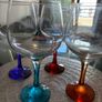 Set of 4 Multicolour Goblets (nice for G&T's) Image 2