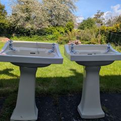 Two vintage wash hand basins in great condition.