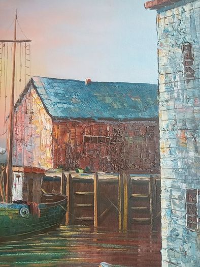 Max Savy oil on canvas