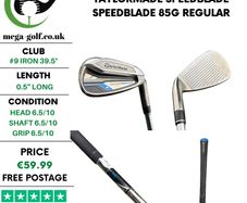 Taylormade Speedblade #9 Iron 39.5 Degree / Speedblade 85G Regular