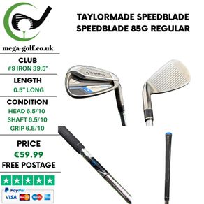 Taylormade Speedblade #9 Iron 39.5 Degree / Speedblade 85G Regular