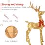3 Piece 2D Lighted Christmas Deer Family Set Image 6