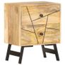Bedside Cabinet 40x30x50 cm Solid Mango Wood Image 5