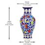 Handmade and Hand Painted Ceramic Flower Vase | Warehouse Clearance | Massive Discount | Bargain price Image 4