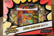 Pokemon Mega Evolution Ascended Heroes Mega Meganium ex, Mega Emboar ex, and Mega Feraligatr ex Boxes