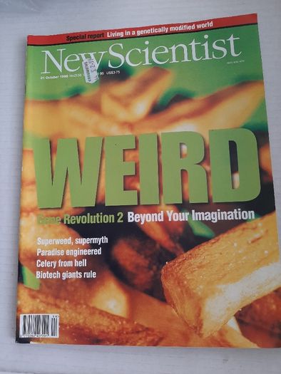vintage science magazine 1999