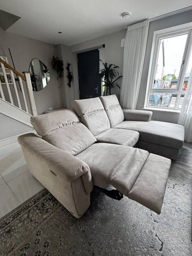 Natuzzi Curioso 3-Seater Corner Sofa - Extendable Seat