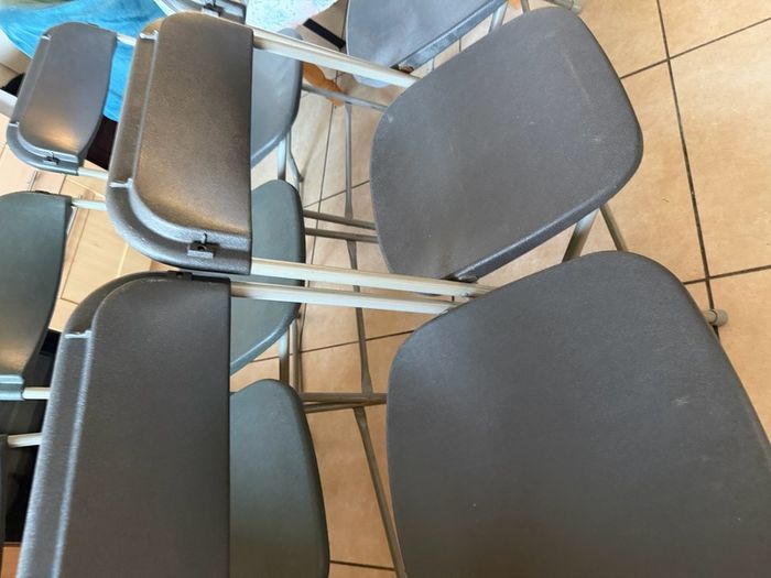 6 foldable chairs
