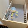 baby white crib Image 2