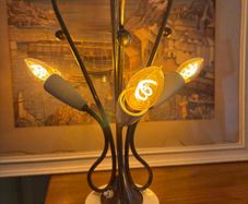Mid century vintage table lamp c1950