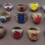Handmade Brass Rings Lot of 15 Vintage Ancient Style Mixed Designs Image 7