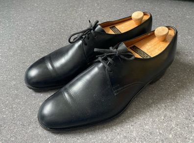 Church's Custom Grade Black Plain Toe Derby Oxford Dress Shoes Size Uk8,5