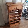 Mexican pine wine rack/ shoe rack Image 6