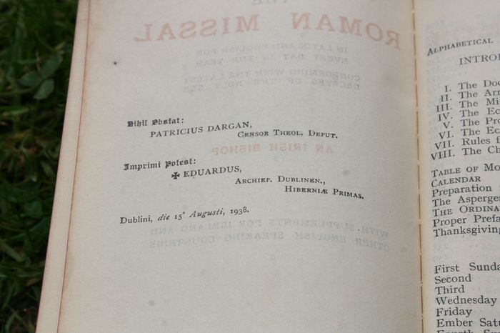 Antique Prayers and Missals