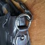 Leather Oriano ladies bag with shoulder strap. Image 2