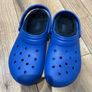 Crocs lined clogs blue size J UK 4 EU 36-37 brand new Image 2