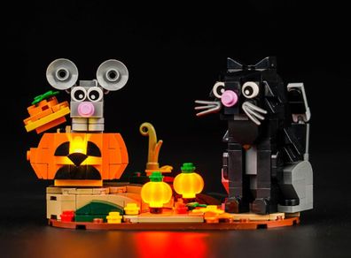 Lego 40570 Led Light Kit for Lego Halloween Cat & Mouse Building Set