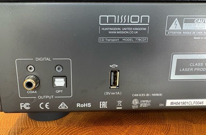 Mission 778x Integrated Amp & 778CDT CD Transport