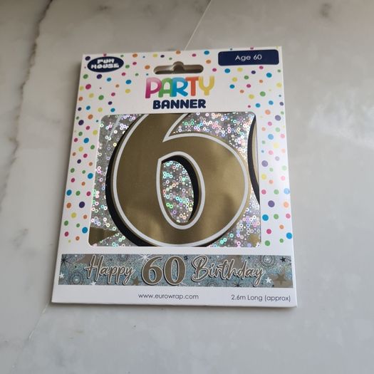 60th Birthday Banner