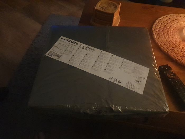 4x skubb ikea storage boxes
