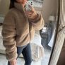 New look shearling jacket Image 2