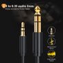 1.8m 3.5mm to 6.35mm Stereo AUX Cable Male to Male Image 3