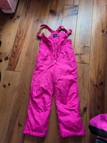 pink girls salopettes
