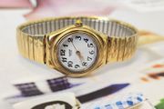 Vintage Swiss Watch Swatch Irony Gold plated Swiss made Lady's Quartz from 1990s