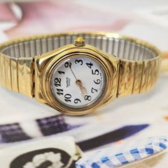 Vintage Swiss Watch Swatch Irony Gold plated Swiss made Lady's Quartz from 1990s