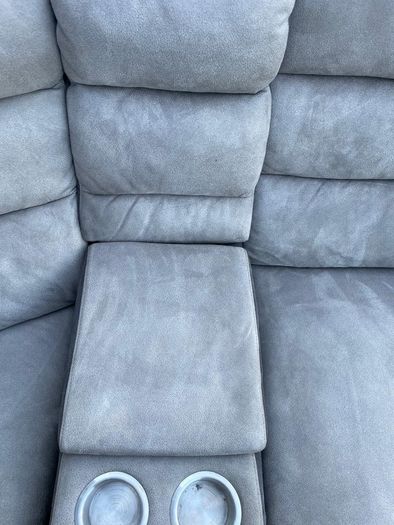Grey Recliner corner sofa