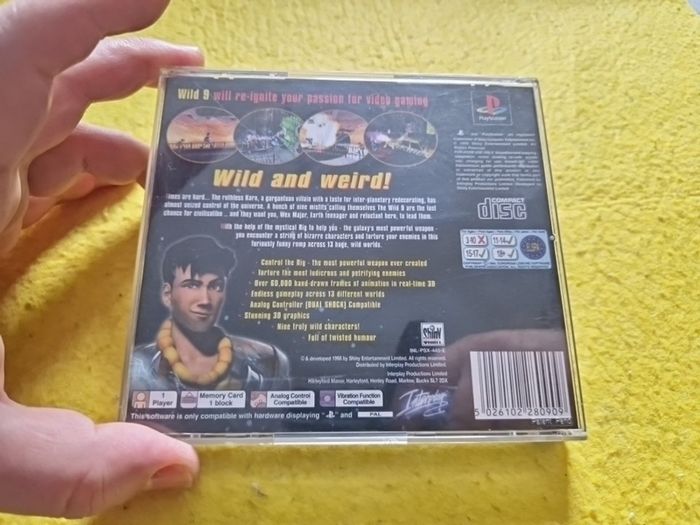 Wild 9  PlayStation1 Ps1 PlayStation2 Ps2 games Original