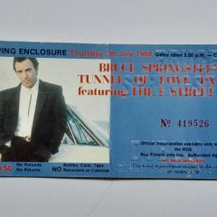 Bruce Springsteen - Tunnel Of Love - Dublin 1988 - Ticket Stub