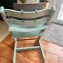 Stokke Tripp Trapp High Chair, Green with Baby Set, Tray, Harness & Cushion Image 5