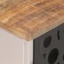TV Cabinet 120x30x40 cm Rough Mango Wood Image 3