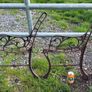 2 pairs of kids cast iron bench ends Image 5