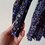 Blue paisley dress Image 2
