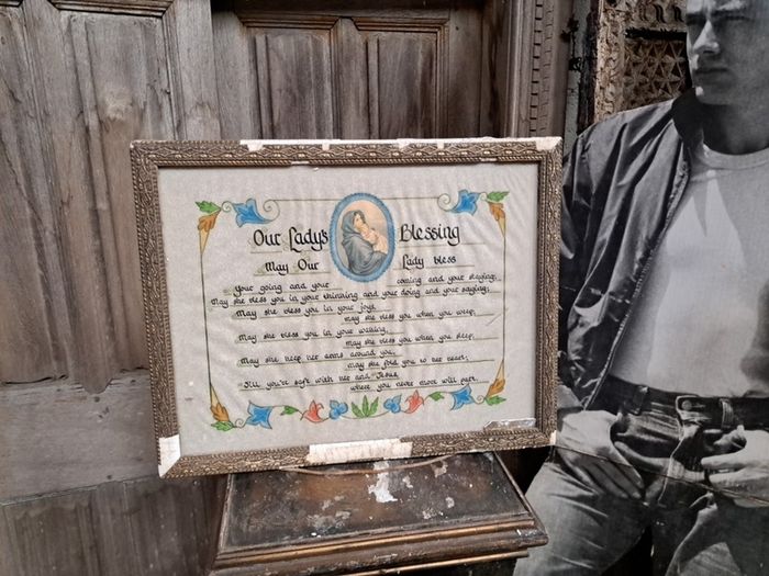Vintage Framed Religious Are Ladys Blessing