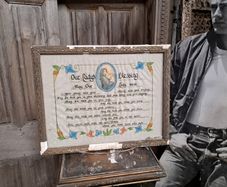 Vintage Framed Religious Are Ladys Blessing