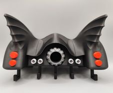 Batmobile Key Holder 3D Printed Wall Organizer