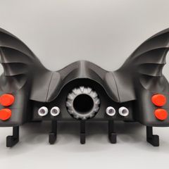 Batmobile Key Holder 3D Printed Wall Organizer