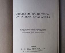 Peace And War - De Valera's Speeches On International Affairs