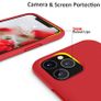 Liquid Silicone Case For iPhone 11 Pro Max Luxury Thin Soft Phone Cover New Red - FHT5IP11PMLK Image 5