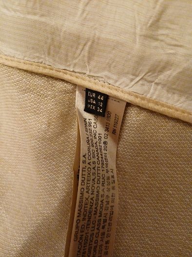 jacket  massimo dutti oatmeal /beige linen jacket 12