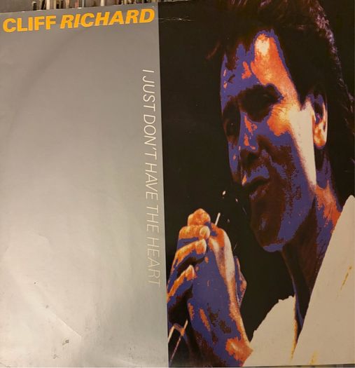 Cliff Richard I Just Don't Have The Heart 1989 UK 12 Vinyl Single