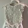 Communion dress with head piece Image 4