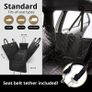 Dog Hammock for Car Back Seat  3-in-1  Car Seat Cover for Dogs with Seat Belt Tether Scratch Proof and Waterproof Car Seat Cover for Dogs Image 7
