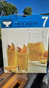 Ravenhead 7-Piece Glass Juice Set