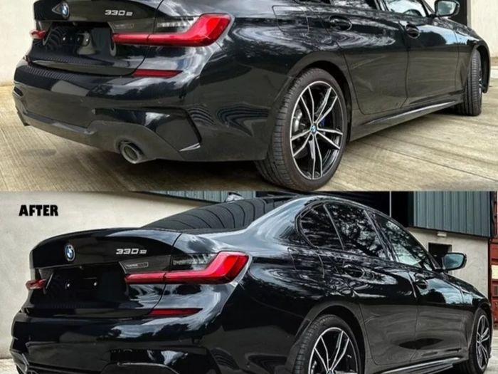 BMW 3 Series G20/G28 M Performance 2018+ Gloss Black Aero Kit Lip Package