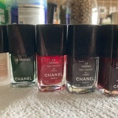 CHANEL nail varnish x 5